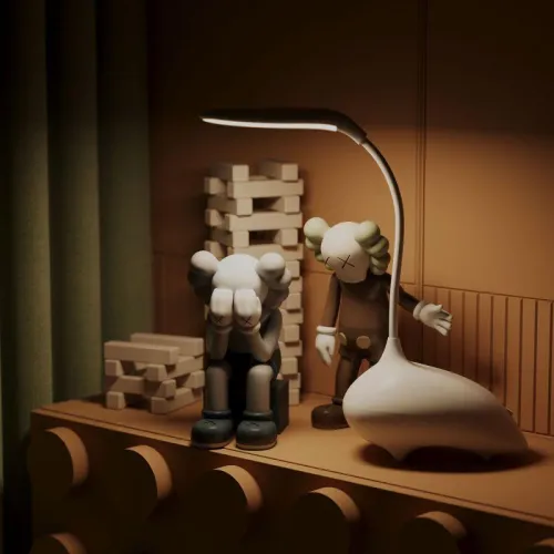 Светильник светодиодный настольный Qplus 6Вт 2700-6000К 330лм 5В аккум. Li-ion 1200мА.ч диммир. детский бел. GAUSS GT7011 фото 8