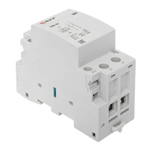 Контактор модульный КМ 63А 2NО (2 мод.) EKF km-2-63-20 фото 3