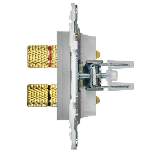 Аудиорозетка 4-м SKANDY SK-A01S серебр. IEK SK-S40-K23 фото 3