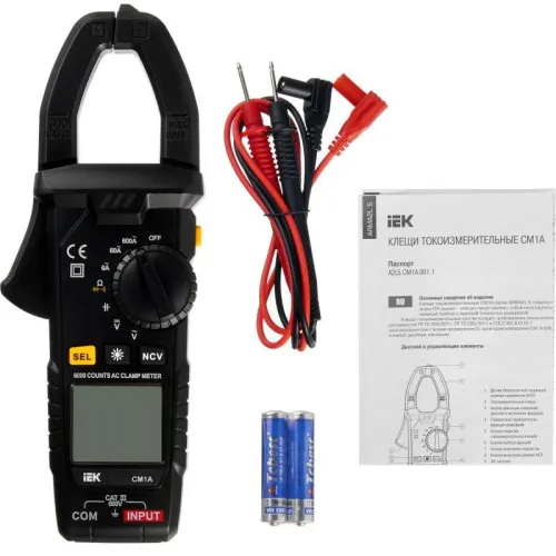 Клещи токоизмерительные CM1A ARMA2L 5 IEK A2L5-CM11-01 фото 5
