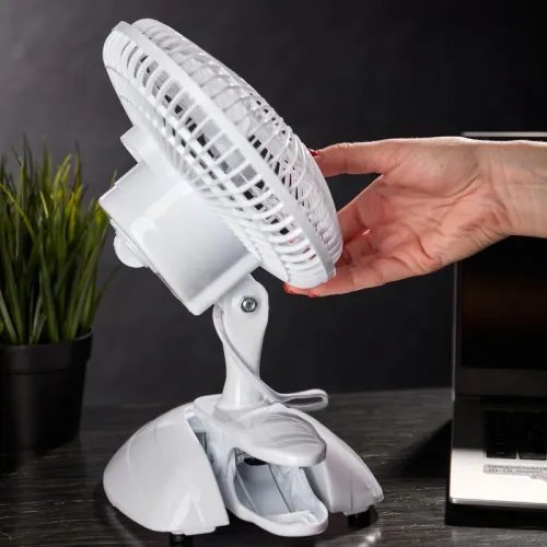 Вентилятор настольный DX-614 15Вт 220В бел. DUX 60-0211 фото 9