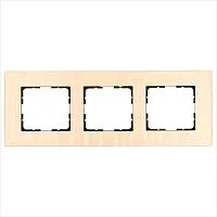 Рамка 3-м G-Metal метал. алюм. шампань Champagne Gold Jasmart G1003AG
