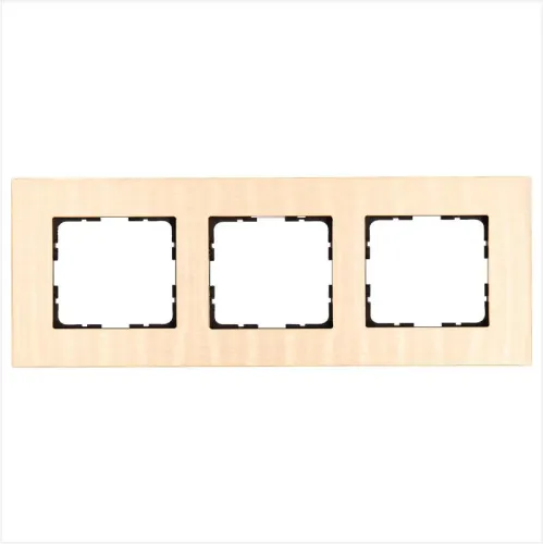 Рамка 3-м G-Metal метал. алюм. шампань Champagne Gold Jasmart G1003AG