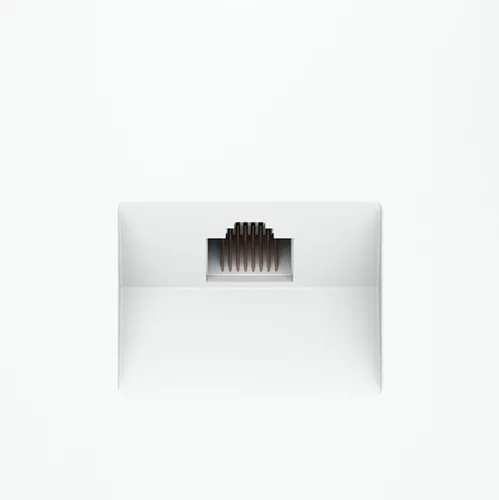 Розетка компьютерная 1-м СП S70 RJ45 кат.6 механизм бел. матов. Voltum VLS060102 фото 4