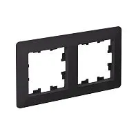 Рамка 2-м AtlasDesign Air карбон/дым. черн. SE ATN221002