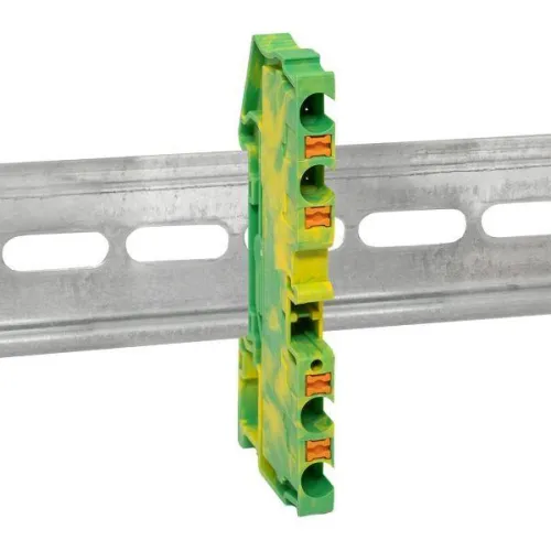 Колодка клеммная пружинная 4 Push-in 4 вывода земля EKF PIT-4-4-pe фото 10