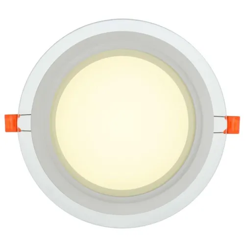 Светильник светодиодный ДВО 1622 18Вт 4000К IP20 встраив. со стекл. круг IEK LDVO0-1622-18-4000-K01 фото 4