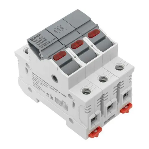 Предохранитель-разъединитель DF 10х38 3п (тип ПВЦ) EKF df103-e фото 11