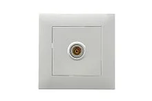 Розетка TV проходная Karea RIZZ STAR сер. Makel 88065007