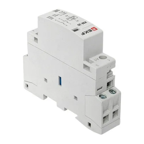 Контактор модульный КМ 20А 2NО (1 мод.) EKF km-1-20-20 фото 2