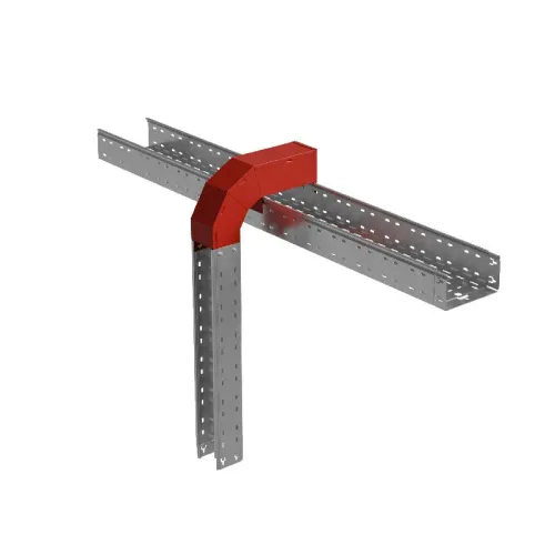 Ответвитель-крышка Т-образ. вертикал. вниз 80х100х100 сталь 1мм "ПЛЮС" OKTDplus80-100-100 КМ PL4264 фото 2