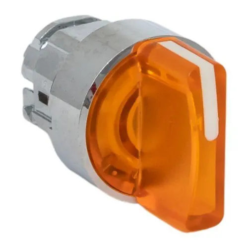 Механизм переключателя исполнительный ХB4 желт. на 3 положения возвратный без фиксации с подсветкой с короткой ручкой PROxima EKF XB4BD3L-Y