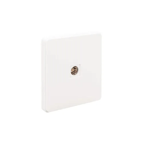 Розетка телевизионная TV СП ROUND MIELE перламутр Kranz KR-78-0723-1 фото 5