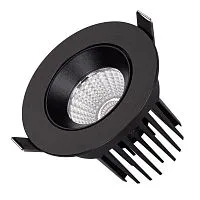 Светильник светодиодный MS-ATOLL-BUILT-TURN-R94-10W Day4000 (BK 60 deg 230В) IP54 металл Arlight 044620