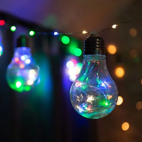 Гирлянда светодиодная "Ретро-лампы" 3м 100LED мультиколор 4Вт IP20 Neon-Night 303-079 фото 13