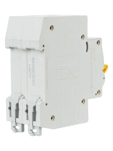 Выключатель автоматический модульный 2п C 6А 4.5кА ВА47-29 KARAT IEK MVA20-2-006-C фото 2