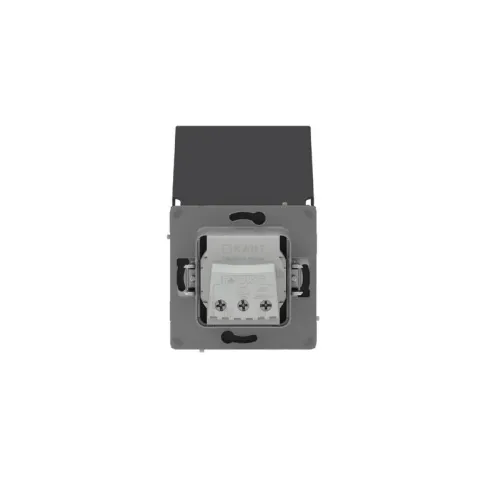 Розетка силовая KANT IP44 2P+E защ. шторки с крышкой черн. уголь DKC 7012013 фото 7