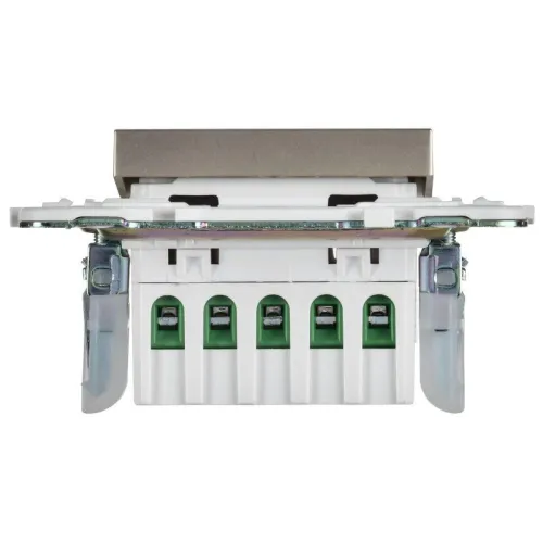 Кнопка звонка SKANDY 10А SK-V17Sh для отелей с индикацией шампань IEK SK-V14-2-10-K37 фото 5