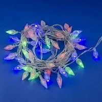 Гирлянда LED "Шишки-1" ULD-S0500-050/DTA MULTI IP20 PINE CONES-1 5м 50 диодов разноцвет. свет провод прозр. Uniel UL-00007194