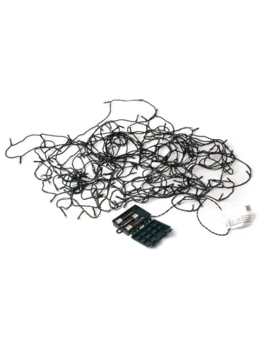 Гирлянда светодиодная "Нить" LD200-GWW-BO 20м 200LED тепл. бел. уличная 8 режимов элементы питания 3хAA SHLights 4690601045461 фото 6