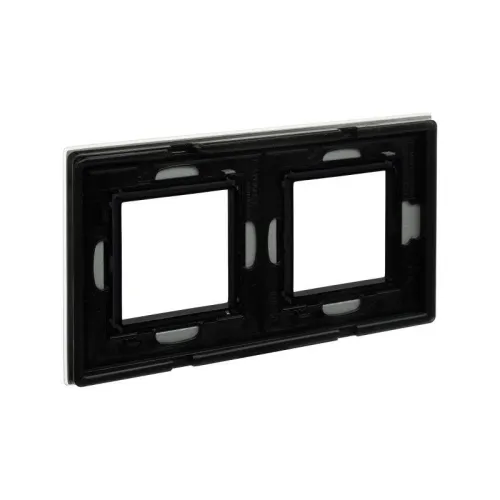 Рамка 2-м 4мод. Avanti натуральн. стекло свет. сер. DKC 4404824 фото 5