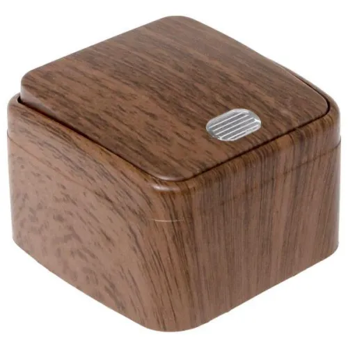 Выключатель 1-кл. 2п ОП Минск 10А IP20 с индикатором темн. дерево EKF EGV10-121-40 фото 5