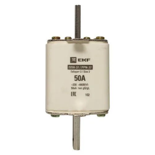 Вставка плавкая ППН-37 400/50А габарит 2 PROxima EKF fus-37/400/50 фото 4