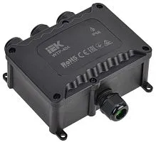 Коробка распределительная герметичная WTP-404 4 ввода IP68 IEK UWB10-O-450-41-04-68
