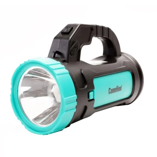 Фонарь аккумуляторный LED51527 3Вт 1LED+COB 4 режима Type C 3хLR03 пластик. черн./зел. Camelion 15130 фото 6