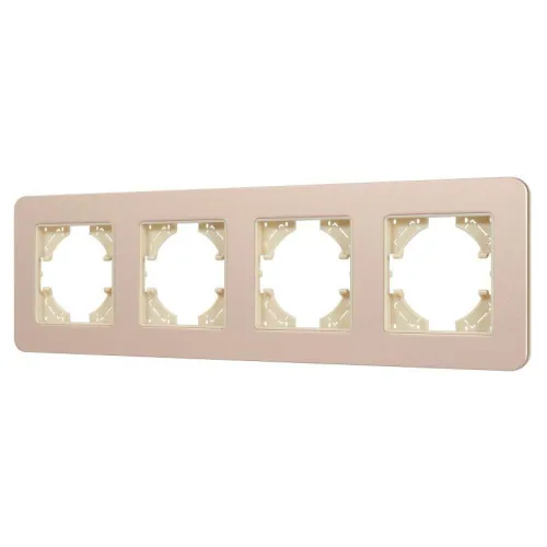 Рамка 4-м FRM-AKIRY-SFAL-4-GD алюм. Arlight 049745