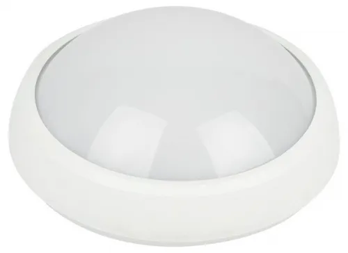 Светильник светодиодный SPB-1-08 (W) ЖКХ 180х75 8Вт 640лм 4000К IP54 круг бел. (инд.упак.) ЭРА Б0017326