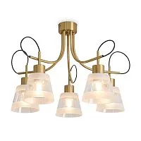 Светильник Caramel 5х60Вт E27 IP20 подвесной Freya FR5522PL-05BS