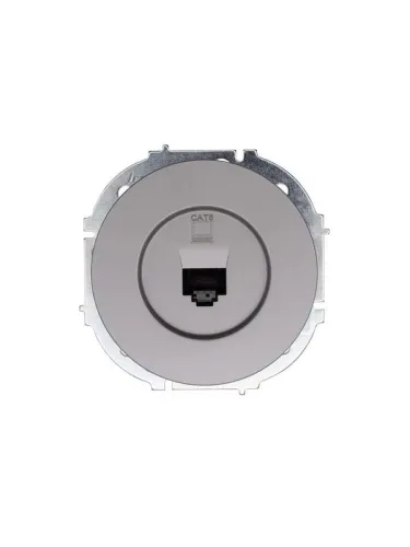 Розетка компьютерная СП OSEN RJ45 кат.6 механизм сер. матов. LEZARD 743-7488-140