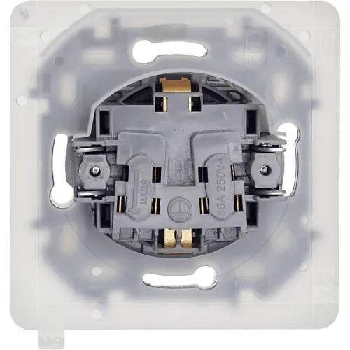 Розетка 1-м СП Inspiria 16А IP44 250В 2P+E защ. шторки с крышкой немецк. стандарт механизм антрацит IEK 673743 фото 3