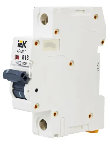 Выключатель автоматический модульный 1п B 13А M06N ARMAT IEK AR-M06N-1-B013 фото 4