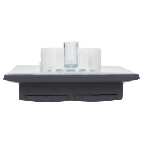 Розетка 2-м SKANDY 16А IP44 с крышкой в сборе SK-R12G графит IEK SK-R26-16-44-K53-F фото 2