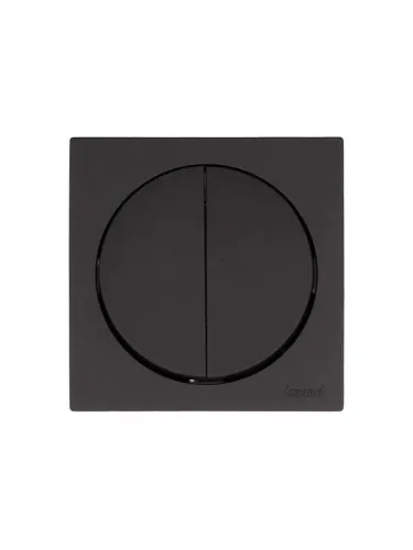 Выключатель 2-кл. СП OSEN 10А IP20 механизм черн. бархат LEZARD 743-4288-101 фото 3