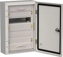 Корпус ЩРн-24 (1х24) TITAN 5 460х310х140 IP54 метал. сер. IEK TI5-50-N-024-54-7035