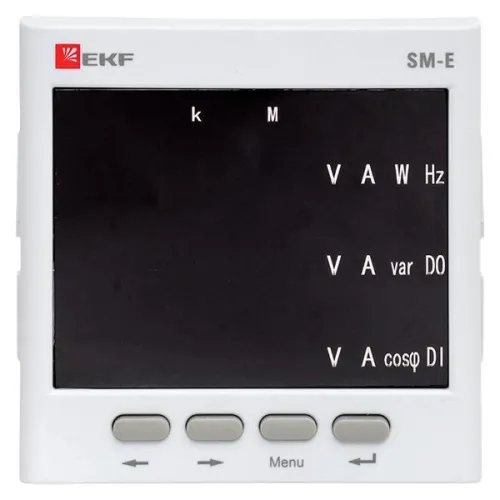 Прибор измерительный многофункциональный SM-Е с реле на панель 96х96 (квадратный вырез) (без поверки) EKF sm-963er фото 4