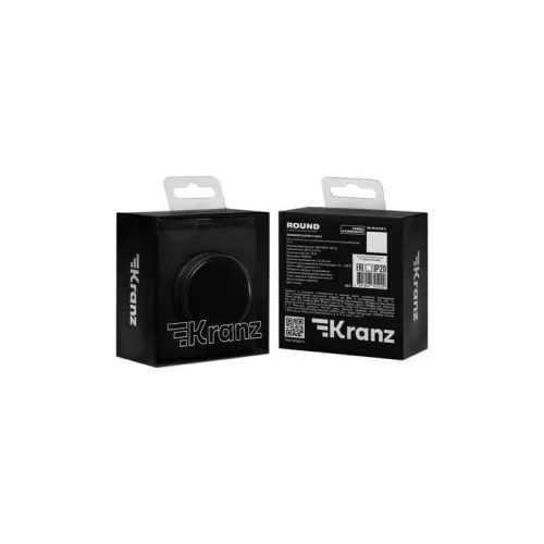 Терморегулятор СП ROUND Wi-Fi оникс Kranz KR-78-0728-3 фото 3
