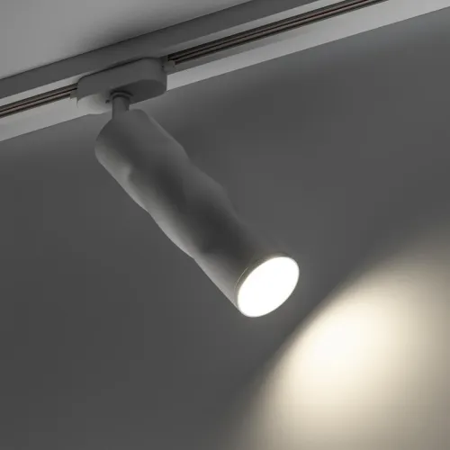 Светильник трековый поворотный ARTLINE 55х55х200 GU10 230В алюм. 2.6кв.м бел Ritter 59931 3 фото 8