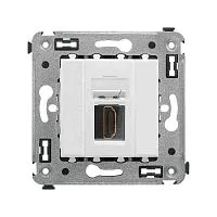 Розетка HDMI 1-м СП Avanti "Белое облако" тип А-А DKC 4400253