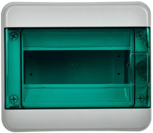 Корпус КМПн-8 TEKFOR IP65 зел. прозр. дверь пластик. IEK TF5-KP72-N-08-65-K03-K06 фото 2