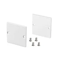 Заглушка SL-LINE-3638-LW WHITE глухая металл (уп.2шт) Arlight 040252(1)