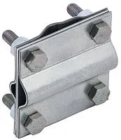 Зажим заземления крестообразный стержень-полоса/пруток оцинк. сталь IEK ZGC33-11-1-16-40