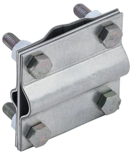 Зажим заземления крестообразный стержень-полоса/пруток оцинк. сталь IEK ZGC33-11-1-16-40