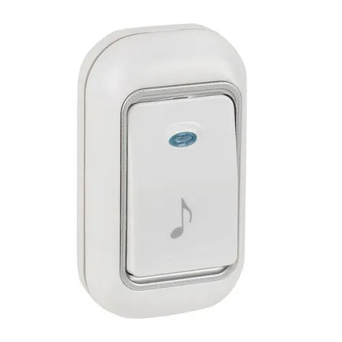 Звонок беспроводной 51 мелод. с индик. 4 уровня в розетку бел./сер. Classic EKF DBS-002 фото 3