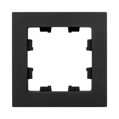 Рамка 1-м Эпика пластик черн. EKF UP1-FPB-01 фото 3