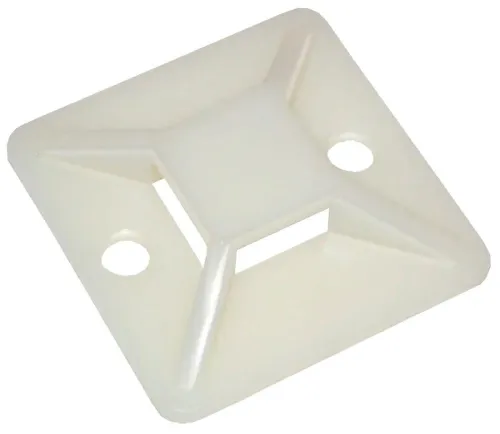 Площадка самоклеящаяся под хомуты PCP-SG 20х20-100WH PA6.6 бел. (уп.100шт) Jazzway 5055025