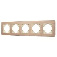 Рамка 5-м FRM-AKIRY-AL-5-GD алюм. Arlight 049736